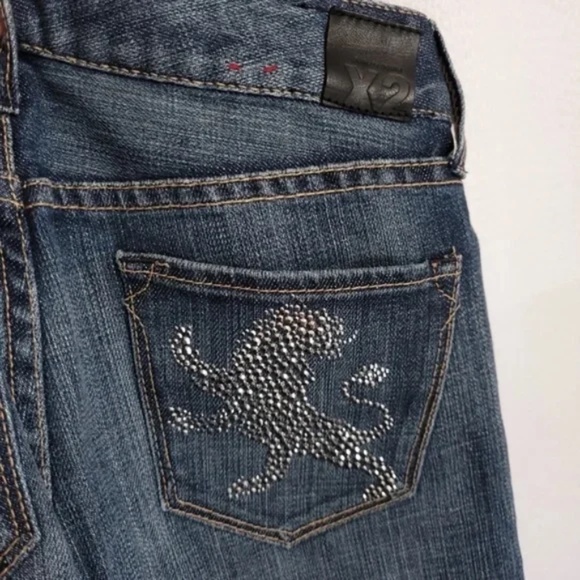 X2 w10 Boot Cut Dark Wash Jeans Size 0 - Picture 11 of 12